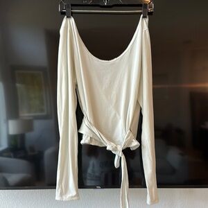 Lululemon Athletica Cream Long Sleeve Top